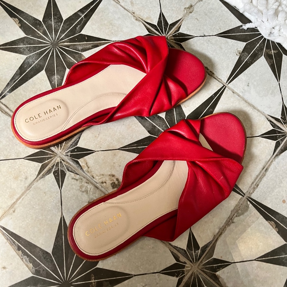 Cole Haan Red sandals Size 81/2